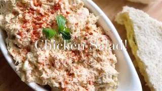 How to make THE BEST HOMEMADE CHICKEN SALAD [upl. by Tierell984]