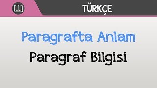 Paragrafta Anlam  Paragraf Bilgisi [upl. by Behn430]