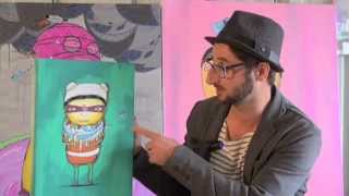 Interview BIBKEL Artiste peintre street art [upl. by Assirahs392]