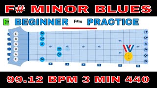 F Minor Blues Melow Blues Jam Track 3minute jam backing track 9912 BPM 440 [upl. by Vaclav]