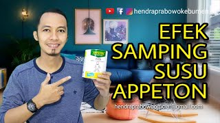 MANFAAT DAN EFEK SAMPING SUSU APPETON WEIGHT GAIN DAN TIPS CARA MENGATASI EFEK SAMPINGNYA [upl. by Koralie]