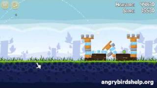 Angry Birds Level 115  3 Star Walkthrough [upl. by Sammer]