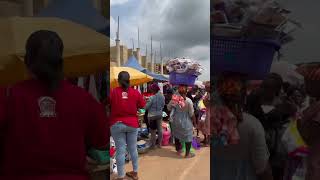 Market day in my village in west Africa Ghana 🇬🇭 [upl. by Jeu434]