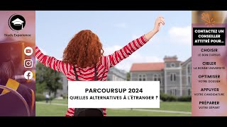 Parcoursup 2024  Quelles alternatives à létranger [upl. by Ylam]