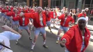 610 Stompers CBS Super Bowl Parade [upl. by Rogozen]