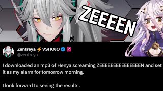 Zentreya Used Henya Screaming quotZenquot as Her Alarm [upl. by Payton]