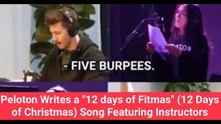 Peloton Instructors singing a quot12 Days of Fitmasquot 12 Days of Christmas Song [upl. by Ethan363]