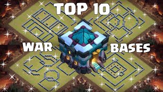 TOP 10 LAYOUTS ANTIPT PARA CV13 CWLPUSHWAR 2024 BEST BASE  CLASH OF CLANS [upl. by Naima]