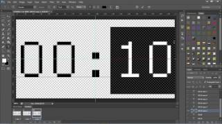 Photoshop CS6  Make Countdown GIF [upl. by Eiramrefinnej]