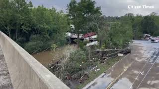 From Lake Lure to Asheville flooding footage shows damage across NC communities [upl. by Legim524]