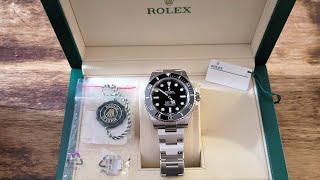 Reviewing my 2024 Rolex Submariner 124060 the GADA watch [upl. by Nairad893]