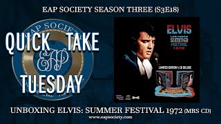 Quick Take Tuesday  Unboxing Elvis Summer Festival 1972 MRS S03E18 [upl. by Eniamirt]