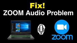 How to Fix Audio Problem in Zoom Meetings PCLaptop [upl. by Analim872]