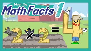 Meet the Math Facts Multiplication amp Division  2 x 2  4  Preschool Prep Company [upl. by Laughry]