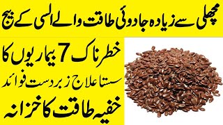 Flax Seeds Alsi Khane Ke Fayde  Flax Seed benefits in urdu  Alsi ke beej benefits  Alsi ky fayde [upl. by Glover]