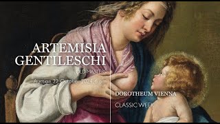 Preview  Artemisia Gentileschi Madonna and Child  Old Masters auction 22 October 2024  Dorotheum [upl. by Lizzie]