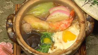 How to Make Nabeyaki Udon Noodles Udon Hot Pot Recipe with Shrimp Tempura  Cooking with Dog [upl. by Giddings]