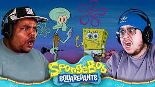 SpongeBob Season 8 Episode 25 amp 26 GROUP REACTION [upl. by Ordnaxela]