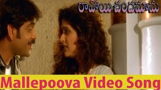 Ravoyi Chandamama Movie  Mallepoova Video Song  Nagarjuna AkkineniAnjala Zhaveri [upl. by Petey]