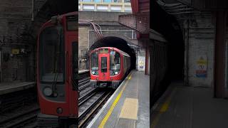 London Underground Metropolitan line to Aldgate at Barbican train railway trainspotting tube [upl. by Airamas]