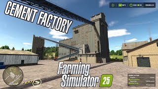 FS25 Cement Factory Production amp Profits [upl. by Zorah302]