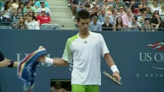 Roger Federer vs Novak Djokovic US Open 2008 SF Highlights HD [upl. by Towney]