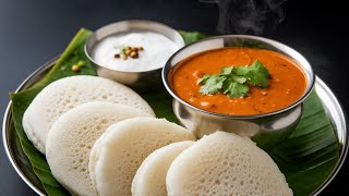 Idli sambhar recipesouth Indian recipedosapongal nariyal homemade idlihealthy breakfast recipe [upl. by Pandolfi]