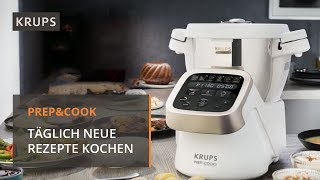 Schneiden mixen kochen die vielseitige Küchenmaschine Prep amp Cook mit 300 Rezepten  Krups [upl. by Ardnaiek]