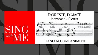 DOreste dAiace  Idomeneo  Accompaniment  Mozart [upl. by Ahsi398]