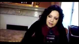 SANREMO 2014 Antonella Ruggiero intervista 19 Febbraio [upl. by Roma]