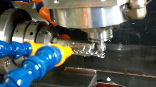 Willemin Macodel 5axis undercut surfacing [upl. by Nnel234]