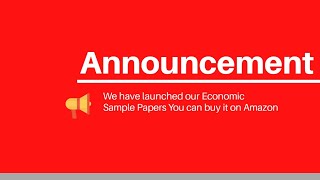 BEST ECONOMICS SAMPLE PAPER Class 12 [upl. by Acirederf]