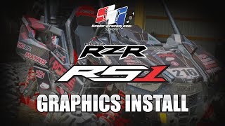 Polaris RZR RS1 Graphics Install  Spider Graphix [upl. by Schulze]