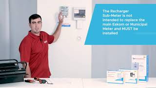 Installing a Recharger 80 AMP Single Phase Prepaid Meter [upl. by Yelsehc]