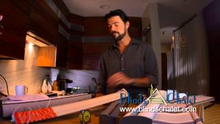 Installing Your Custom Made Blinds Chalet Window Coverings Featuring John Gidding [upl. by Karlie]