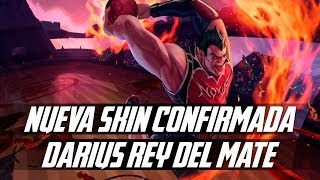 NUEVA SKIN Darius Rey del Mate  Darius Dunkmaster [upl. by Adnohryt]