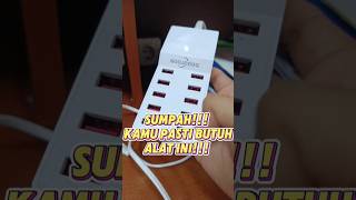 smart usb colokan 10 port usahaayah youtubeaffiliate colokanusb [upl. by Publius]