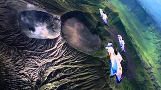 Epic Flight Over an Active Volcano in Indonesia [upl. by Ennylcaj]