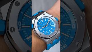 Available  Audemars Piguet Royal Oak Diver Turquoise 15710STOOA032CA01 [upl. by Hilario]