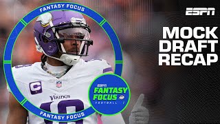 12Team PPR Mock Draft  Fantasy Focus 🏈 [upl. by Balfore]