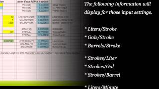 Pump Strokes per volume calculations [upl. by Shepley]