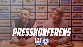 Presskonferens Timrå IK  Leksands IF [upl. by Suolhcin]