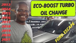 2014 Ford Escape Oil Change [upl. by Still393]