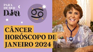 CÂNCER  JANEIRO de 2024 MÁRCIA FERNANDES faz PREVISÕES para o SIGNO [upl. by Orelee]