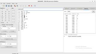 8 BIT DATA SUBTRACTION USING GNUsim8085 [upl. by Zurciram873]