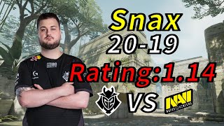 CS2 Snax G2 VS NAVI POV Ancient 2019  240722 cs2 csgo finals [upl. by Michaella325]