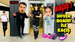 ELİF SİNEM TÜM GÜN HOVERBOARD İLE GÜVENLİKTEN KAÇIŞ [upl. by Nosa976]