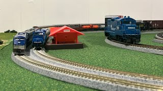 HO Scale And N Scale Model Train Session 102624 [upl. by Nerradal873]