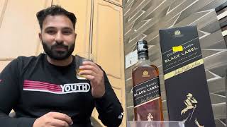 Johnnie Walker Black Label Scotch Whisky Review amp Unboxing [upl. by Ahsaela815]