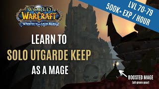 Learn to Solo Utgarde Keep as a Mage [upl. by Amikehs23]